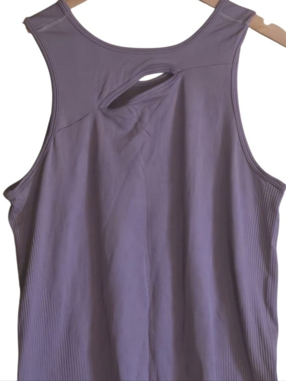 Gymshark Cut-out Back Tank Top Mauve Lilac - Picture 4 of 4
